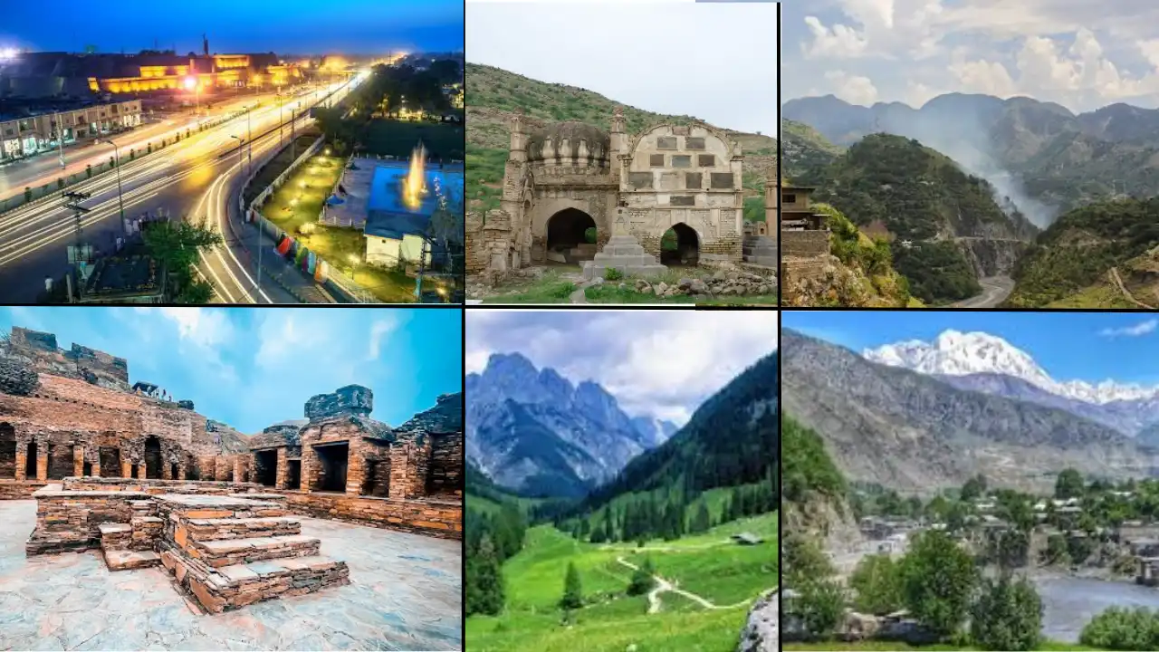 Kohat, Chitral, Swat,Abbottabad, Mardan, Peshawar