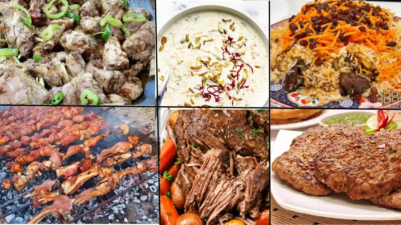 Roash, Qehwa, Sheer Khurma, Shinwari Tikka, Namak Mandi Karahi