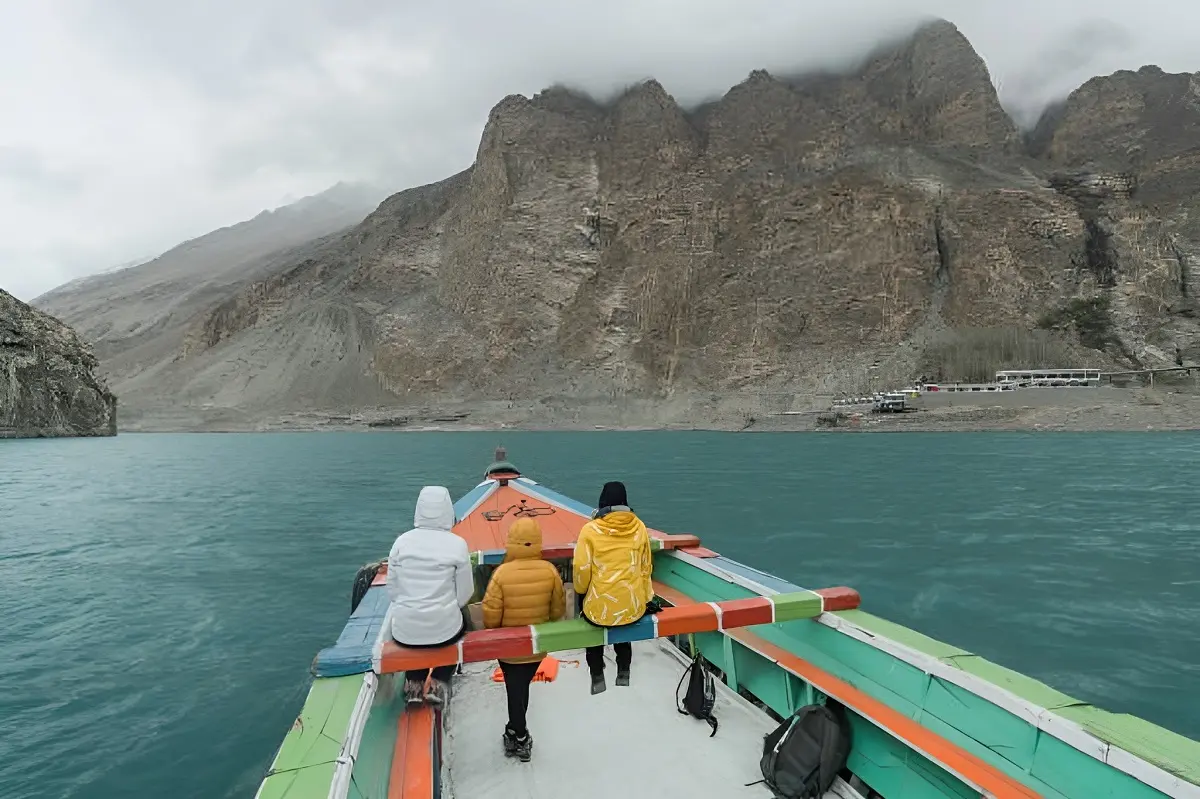 Attabad lake in Pakistan